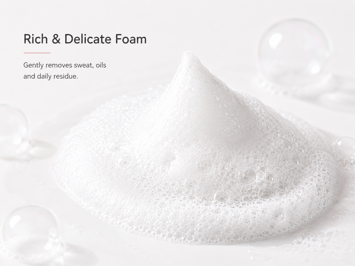 Foam Cleanser with Soft Silicone Brush (50ml)