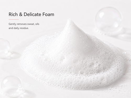 Foam Cleanser with Soft Silicone Brush (50ml)